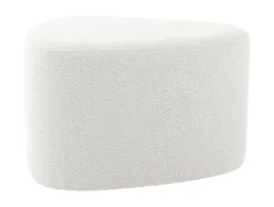 Pouf Ada organic large bouclé off white