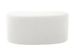 Pouf Ada wave bouclé off white