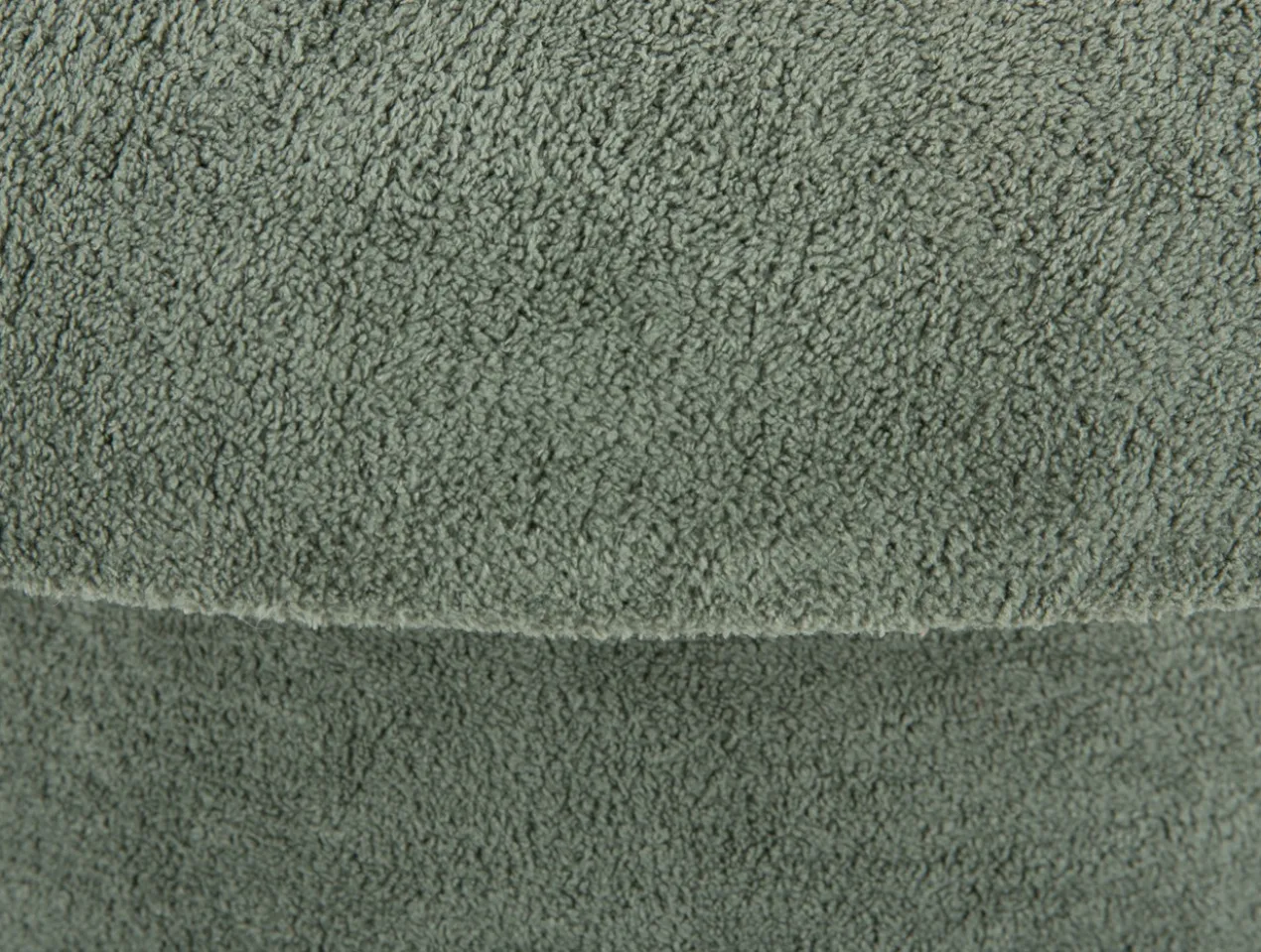 Pouf Mushroom brushed velvet grayed jade