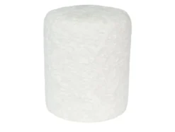 Pouf Tierno furry white
