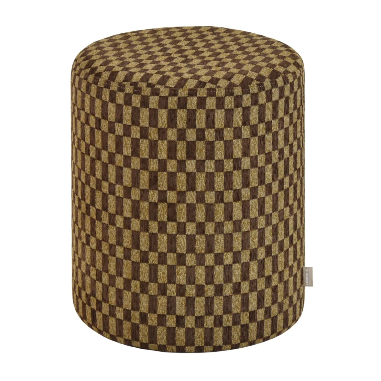 Pre-order Poef Iggy block dark brown