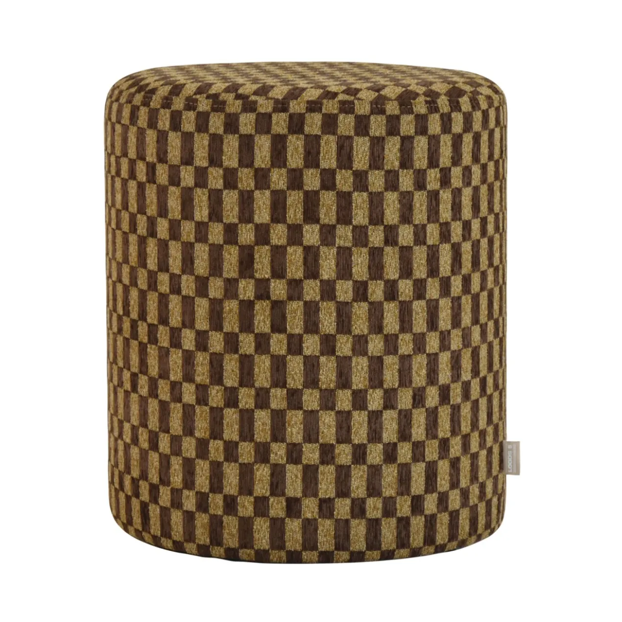 Pre-order Poef Iggy block dark brown