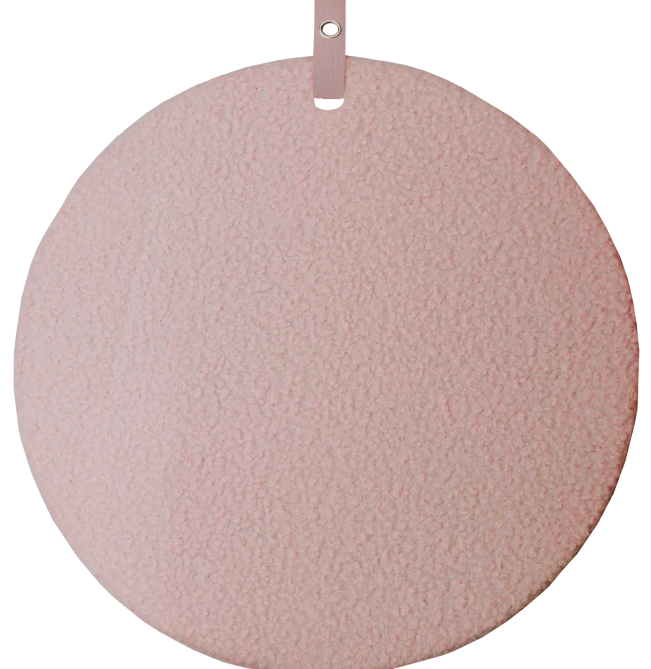 Prikbord bouclé roze Ø60 cm
