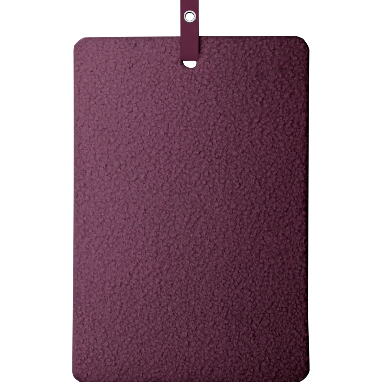 Prikbord memo bouclé 40x60 cm aubergine