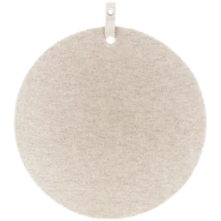 Prikbord memo wolvilt Ø60 cm kiezel