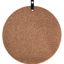 Prikbord wol boucle mocha mousse d.60cm