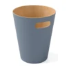 Prullenbak Woodrow 7,5 liter leisteen blauw