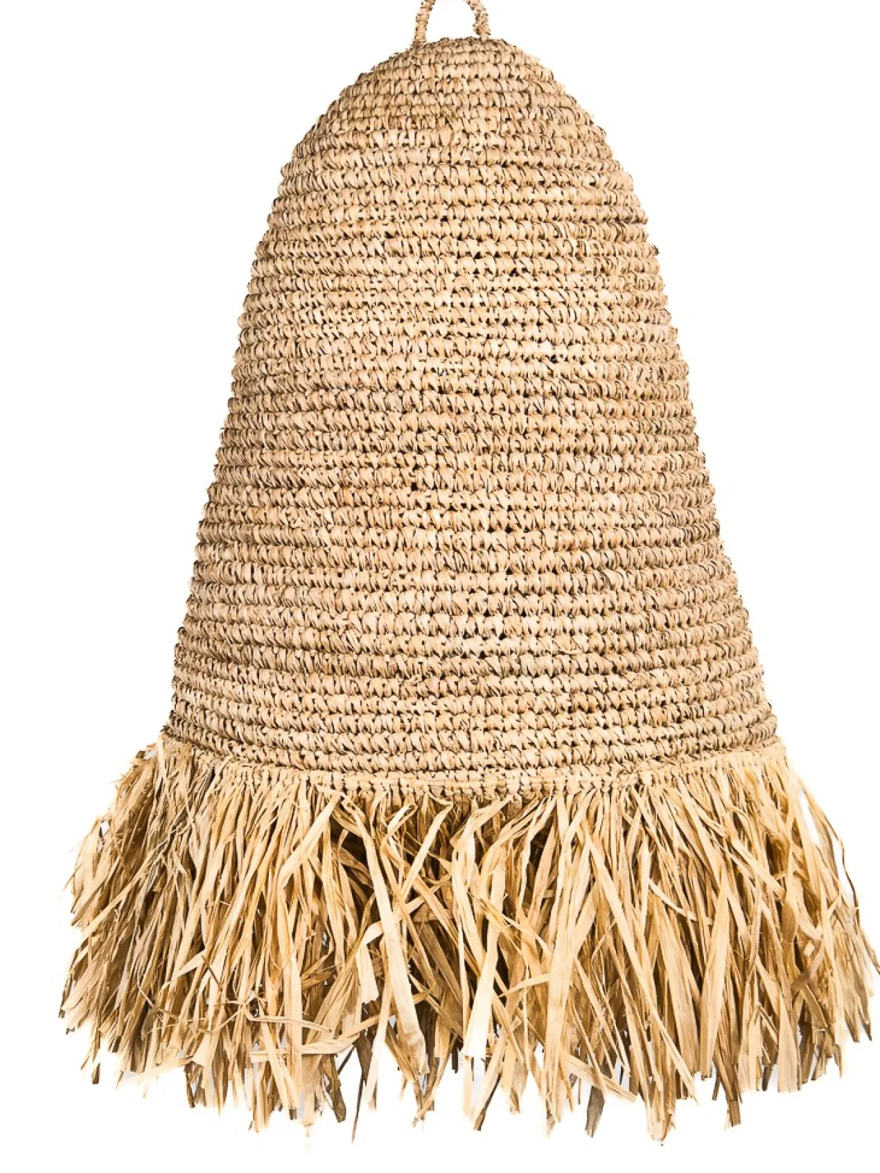 Raffia hanglamp Lefkadia