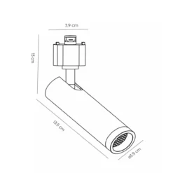 Railspot Track Grado 1-fase railsysteem zwart