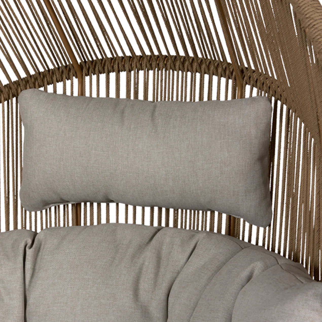 Rattan tuin loungestoel Ayla Beige