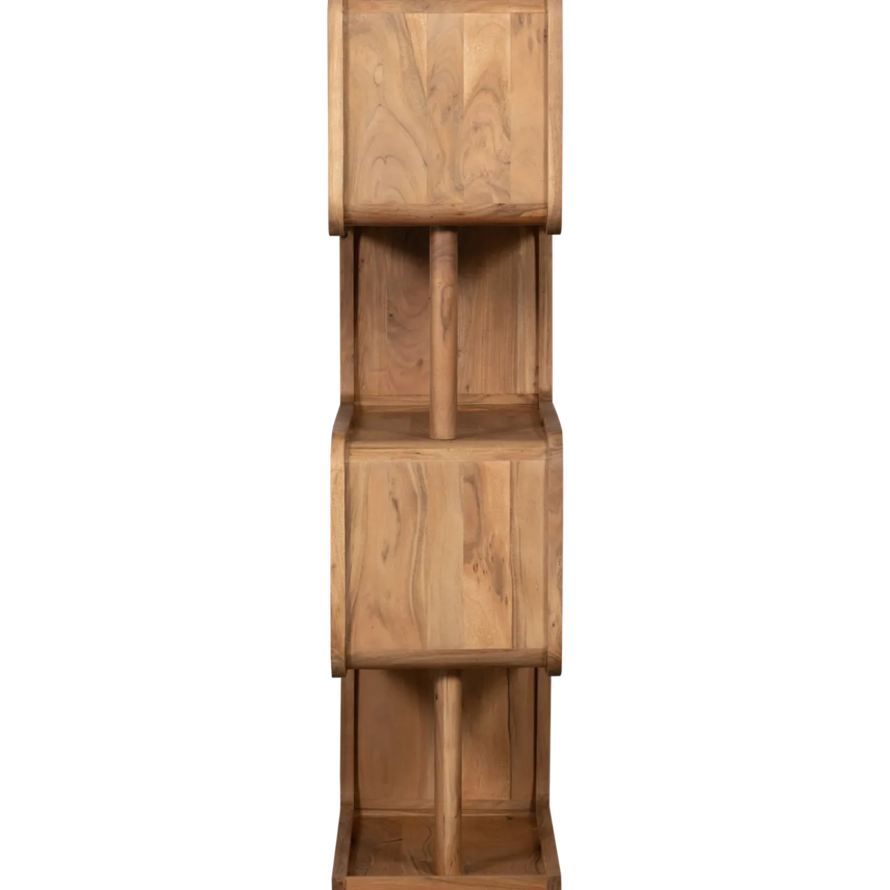 Rattle open kast hout naturel