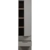 Rens 1-deurs legkast greep lang noten/pebble grey [fsc]