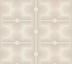 retrobehang abstracte patronen – beige, crème, greige Abstracte patronen in retrostijl – beige, crème, greige #1