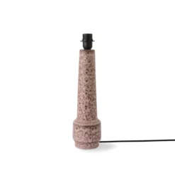 Retro Stoneware Lamp Base Brown