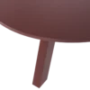 Rhonda eettafel o129 cm eiken bordeauxrood [fsc]