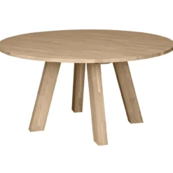 Rhonda xl eettafel o150 cm eiken naturel [fsc]