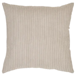 Ribstof sierkussen Mabel Beige