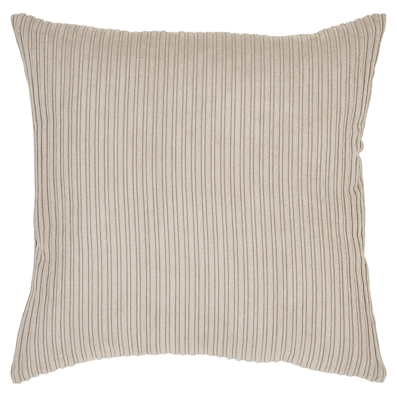 Ribstof sierkussen Mabel Beige
