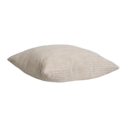 Ribstof sierkussen Mabel Beige