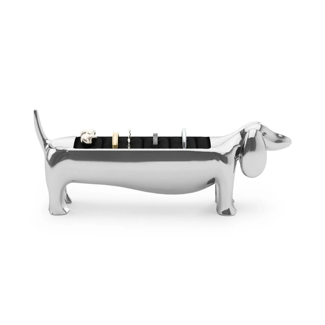 Ringhouder Dachsie Teckel chroom