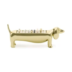 Ringhouder Dachsie Teckel messing
