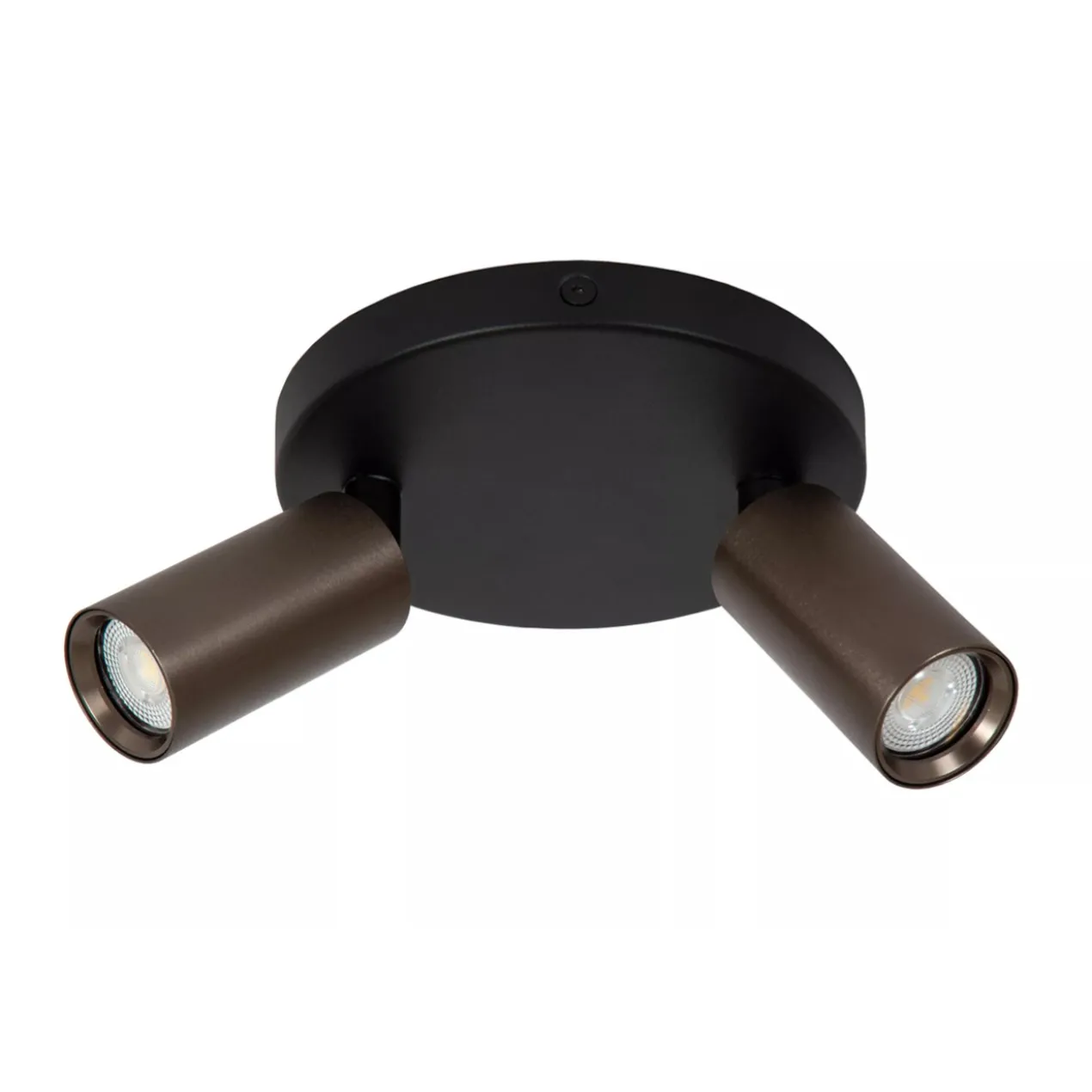 RITMO PLAFONDSPOT Ø 15CM 2-LICHTS KOFFIE