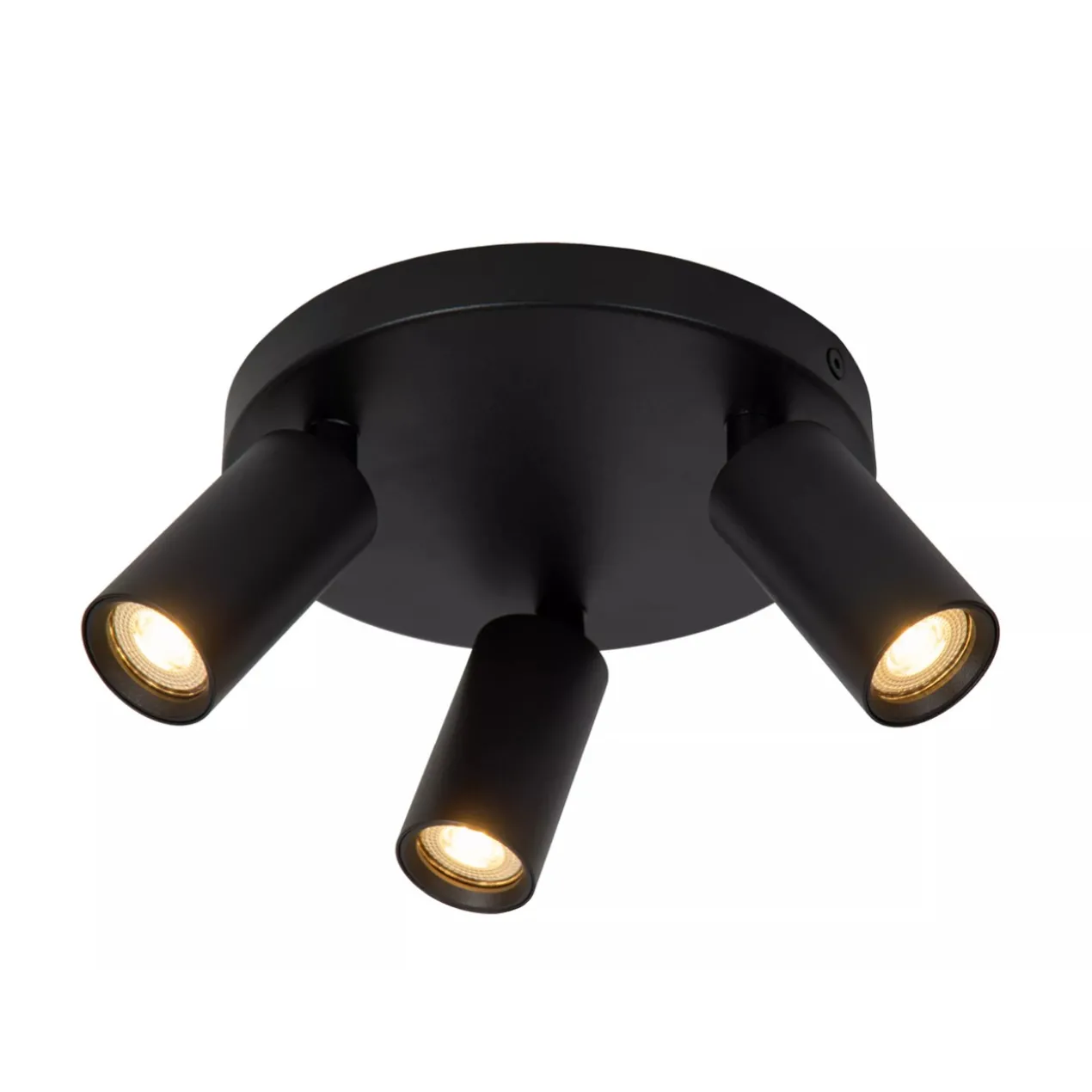 RITMO PLAFONDSPOT Ø 18CM 3-LICHTS ZWART