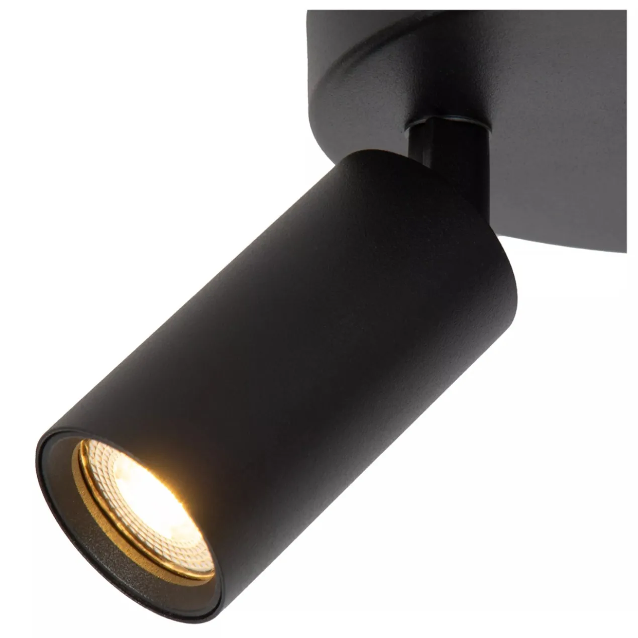 RITMO PLAFONDSPOT Ø 15CM 2-LICHTS ZWART