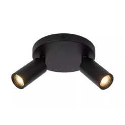 RITMO PLAFONDSPOT Ø 15CM 2-LICHTS ZWART