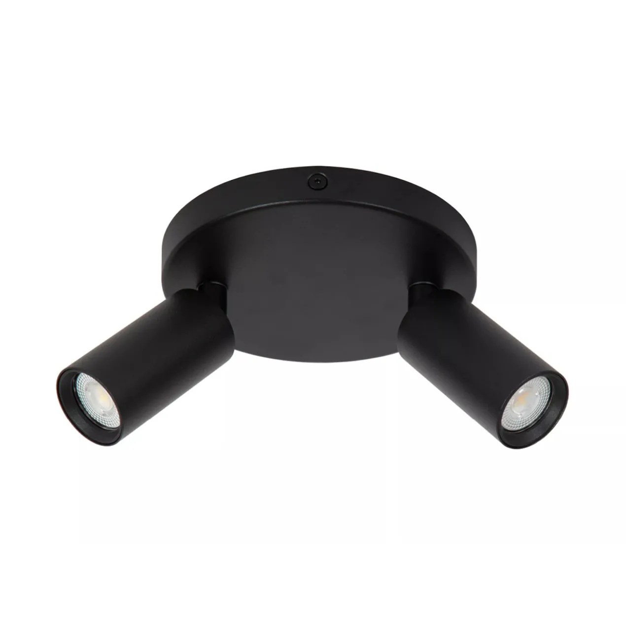 RITMO PLAFONDSPOT Ø 15CM 2-LICHTS ZWART