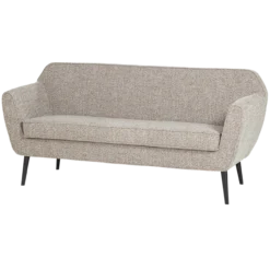 Rocco bank 150 cm geweven stof bruin melange [fsc]