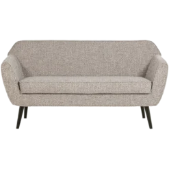 Rocco bank 150 cm geweven stof bruin melange [fsc]