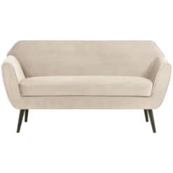 Rocco bank 150 cm velvet off white [fsc]