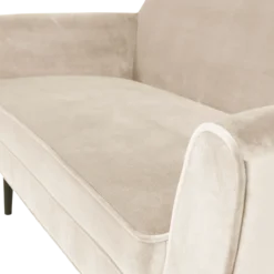 Rocco bank 150 cm velvet off white [fsc]