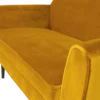 Rocco bank 150 cm velvet okergeel [fsc]