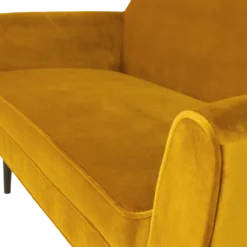 Rocco bank 150 cm velvet okergeel [fsc]