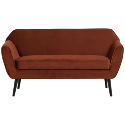 Rocco bank 150 cm velvet roestbruin [fsc]