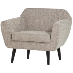 Rocco fauteuil geweven stof bruin melange [fsc]