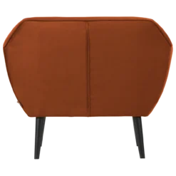 Rocco fauteuil velvet roestbruin