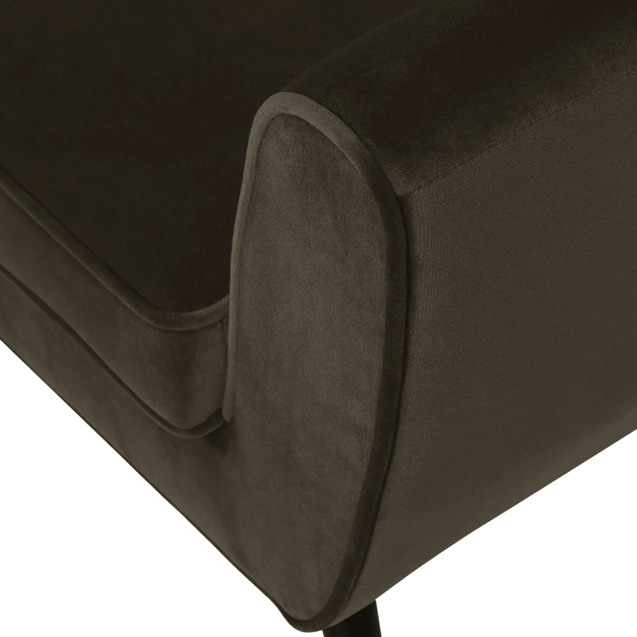 Rocco fauteuil velvet warmgroen