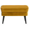 Rocco hocker velvet okergeel