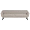 Rocco xl bank 230 cm geweven stof bruin melange [fsc]