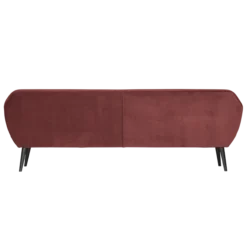 Rocco xl bank 230 cm velvet bordeauxrood [fsc]