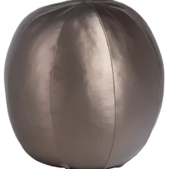 Rodeo bal kussen groot metallic koperbruin