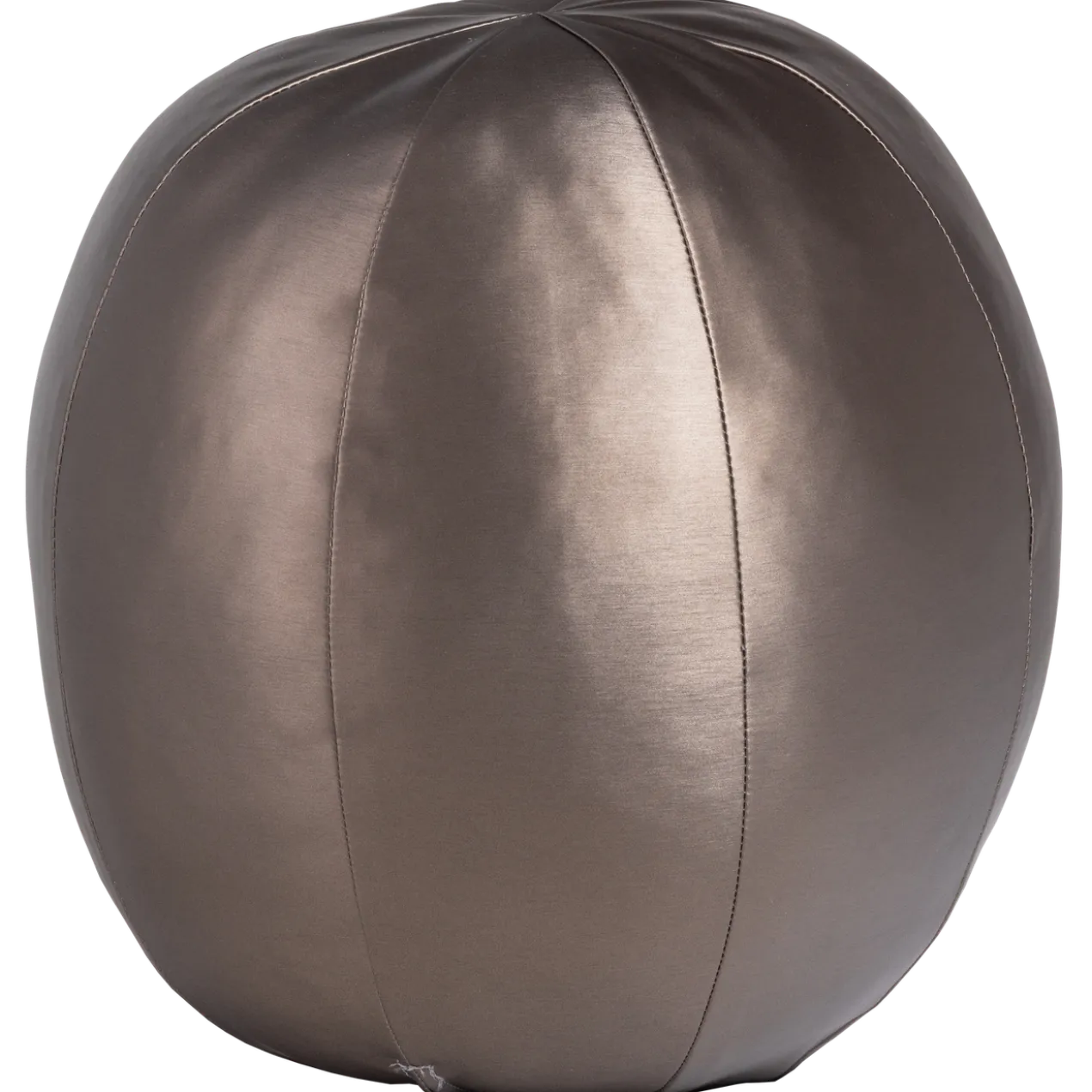 Rodeo bal kussen groot metallic koperbruin