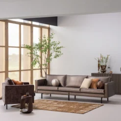Rodeo bal kussen klein metallic naturel