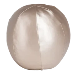 Rodeo bal kussen klein metallic naturel