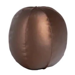 Rodeo bal kussen klein metallic warmbruin