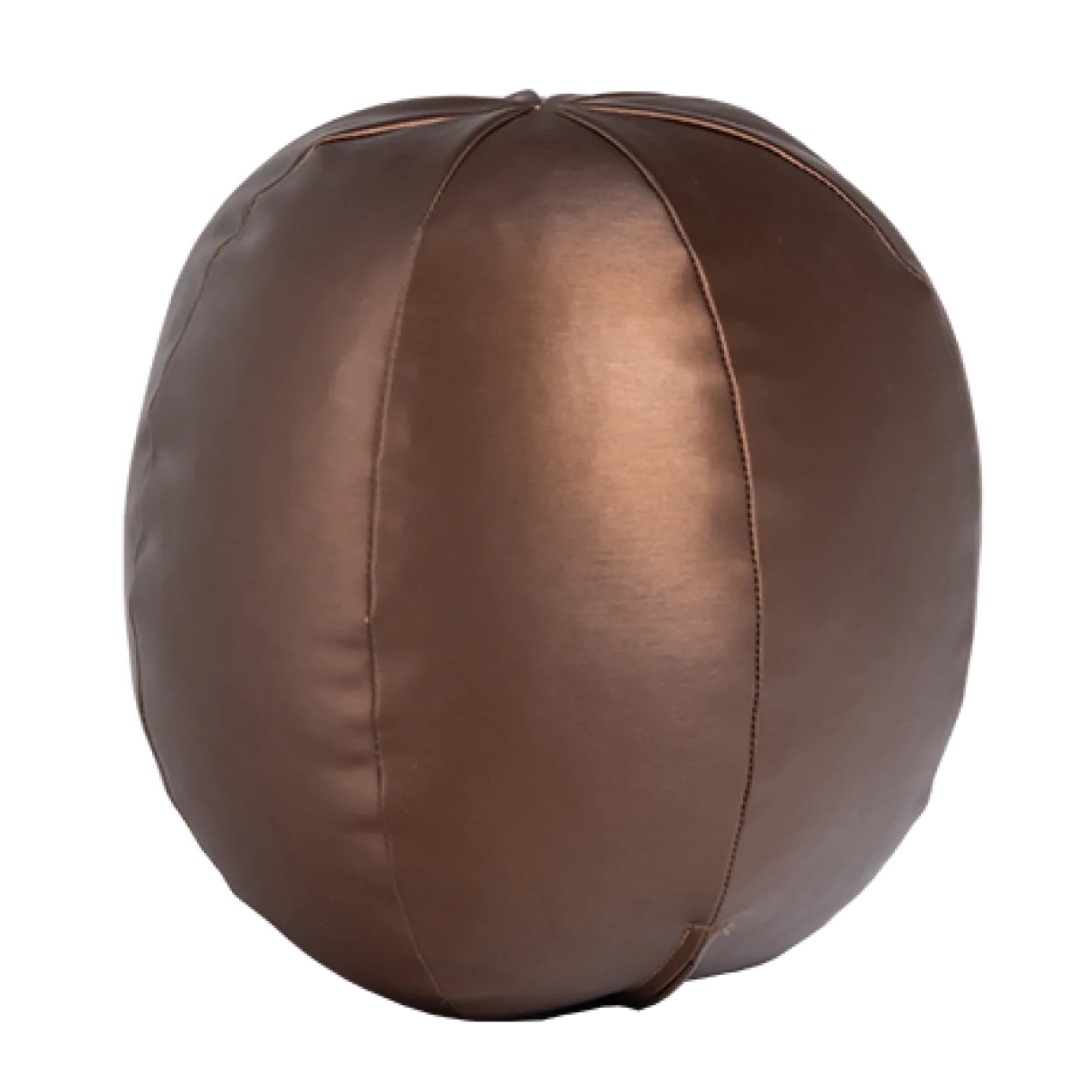 Rodeo bal kussen klein metallic warmbruin