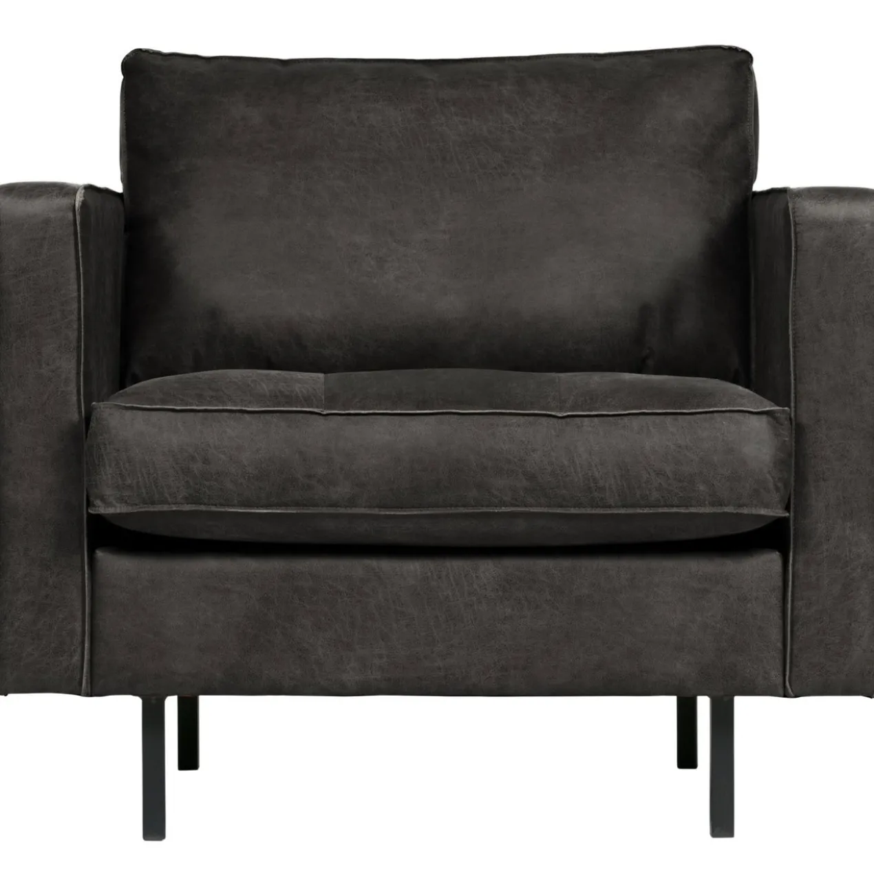 Rodeo classic fauteuil ecoleer zwart
